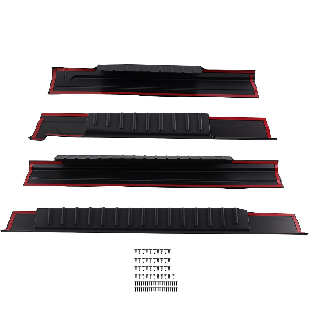 Set of 4 Rocker Panels for Ford F150 (2009–2014) ABS Cover