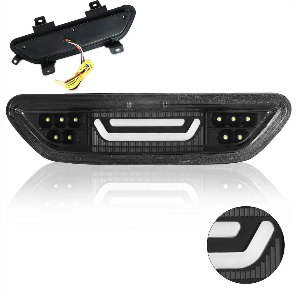 3D LED Bar 3rd Tail Brake Light for Ford Mustang (2015–2018)