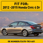 Front Door Pillar Molding for Honda Civic (2012–2015)