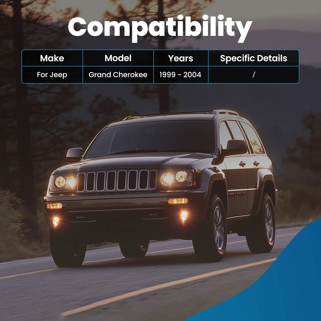 Front Control Arms with Ball Joints and Tie Rods for Jeep Grand Cherokee (1999-2004)