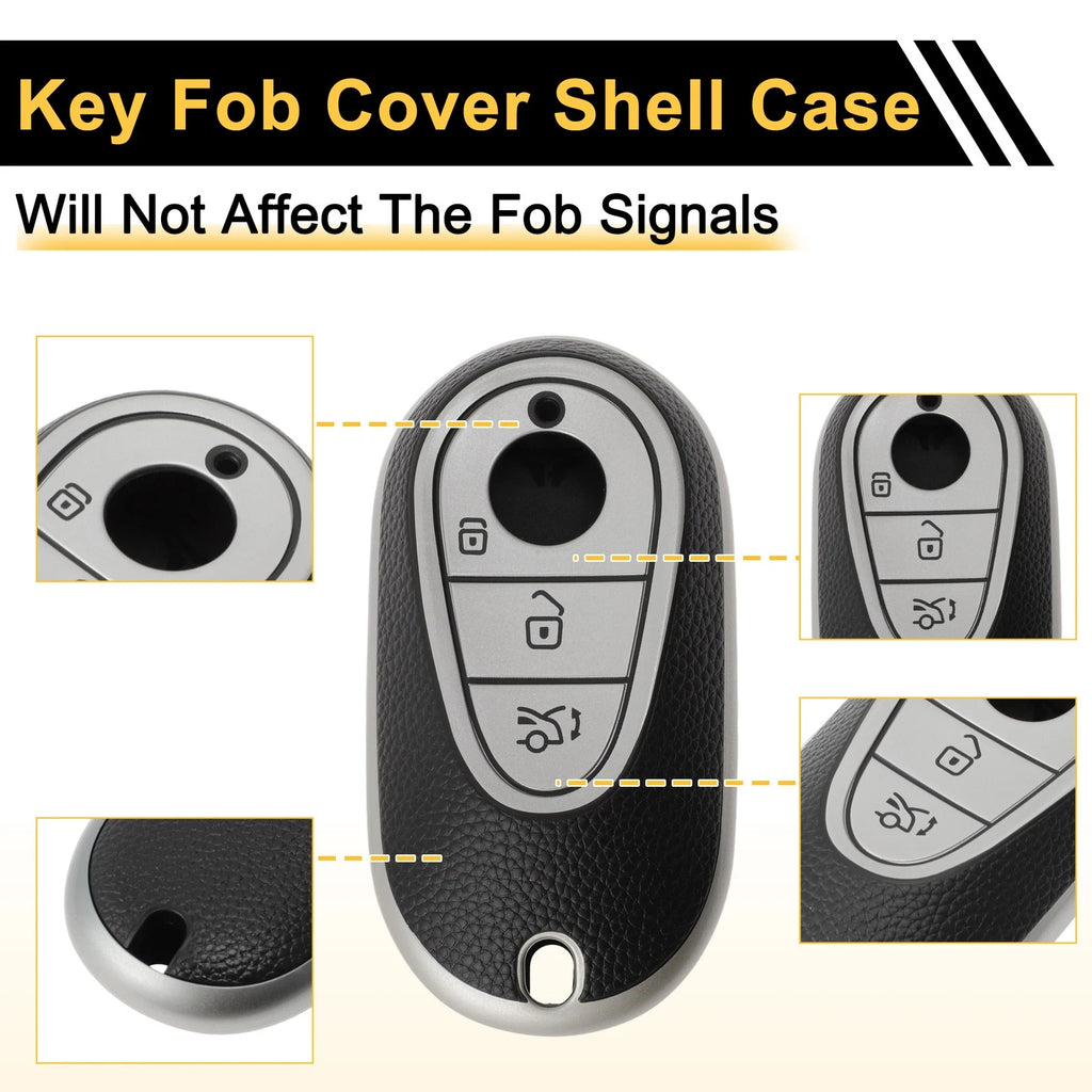 Key Fob Shell Cover Case for Mercedes-Benz C-Class W206 (2022–2023)