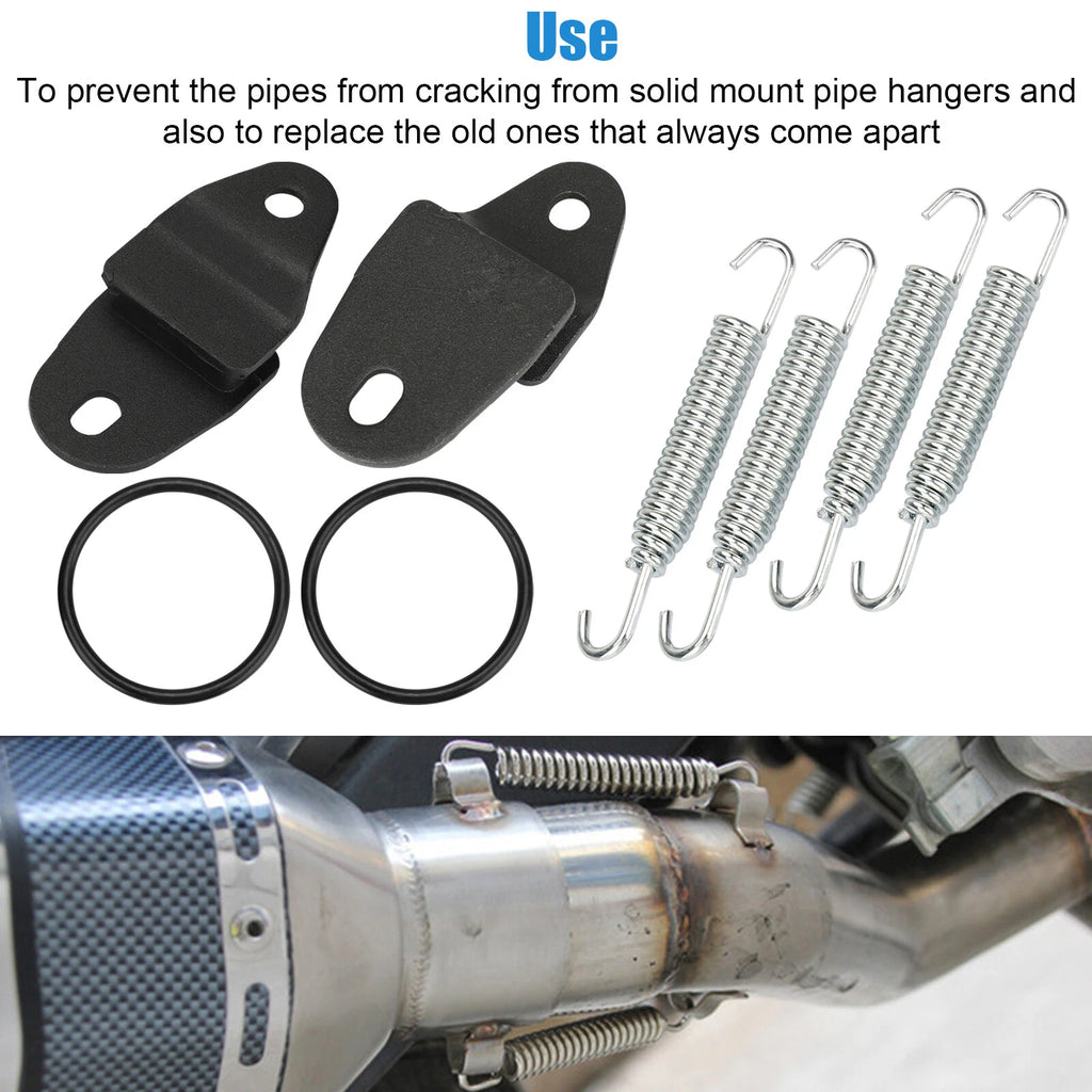 Exhaust Muffler Pipe Hanger Mounts for Yamaha Banshee YFZ350 (1987–2006)