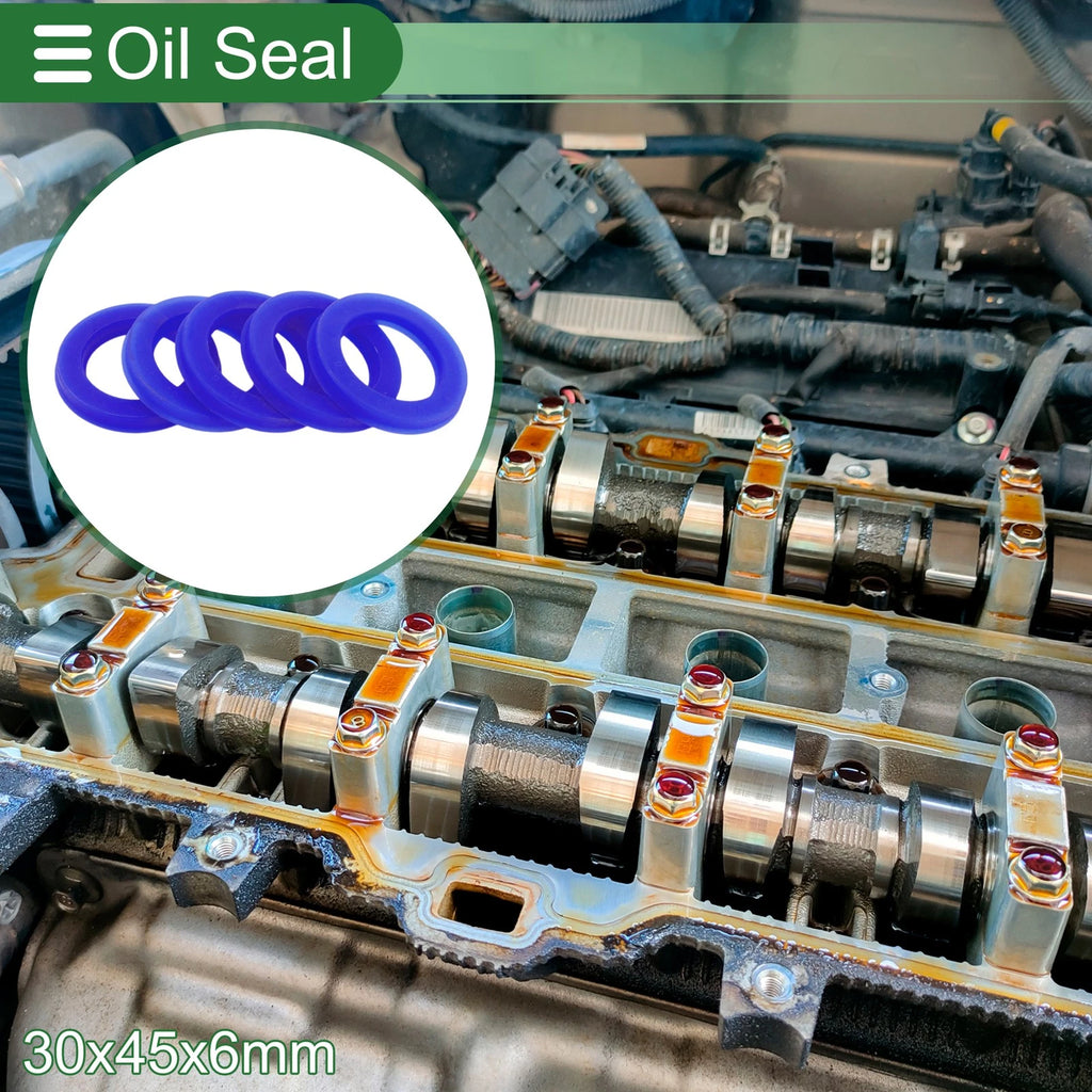 Set of 5 Oil Seal Rotary Shaft Seal 30x45x6mm High Pressure for Various Models