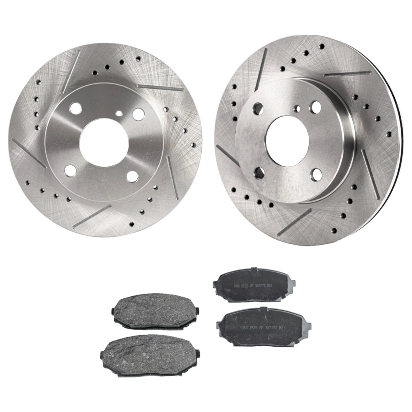 Front Brake Disc Rotors and Pads Kit for Mazda Miata (1991–1993)