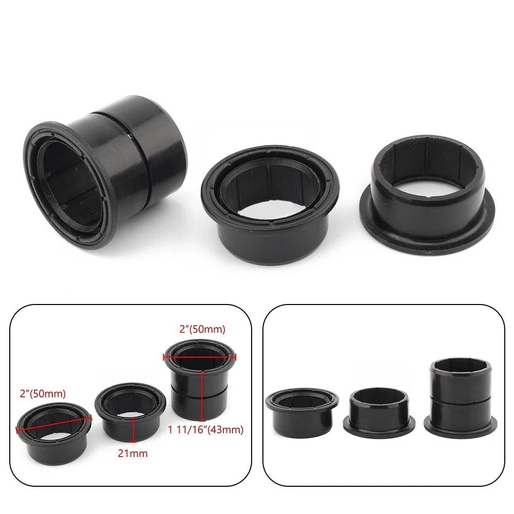Swingarm Bushing Kit for - 3 Pcs Black