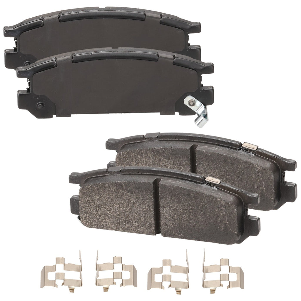 Set of Rear Semi-Metallic Brake Pads for Subaru Legacy (1990–1999)