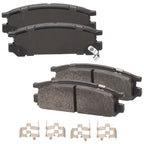 Set of Rear Semi-Metallic Brake Pads for Subaru Legacy (1990–1999)