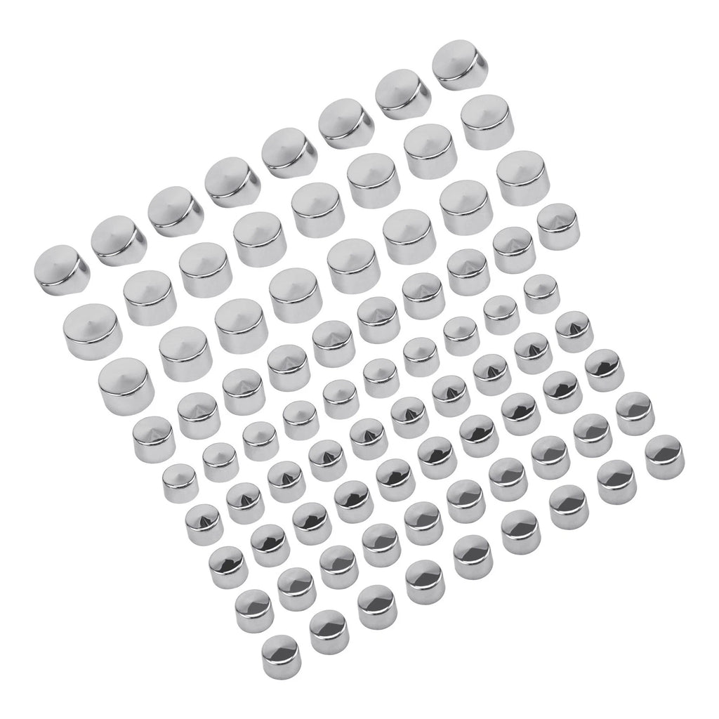 83PCS Engine Bolt Cover Cap Kit for Harley Davidson Twin Cam (1999–2017)