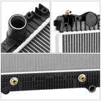2-Row Aluminum Cooling Radiator for Freightliner M2 106/Business Class M2 (2006–2015)