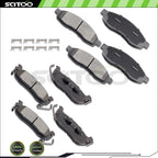 8pcs Brake Metallic Pads Kit for Nissan QX56 Titan (2004–2005)