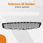 Bumper Lower Grille for Chevrolet Equinox (2010–2015) GM1200621 Chrome Black