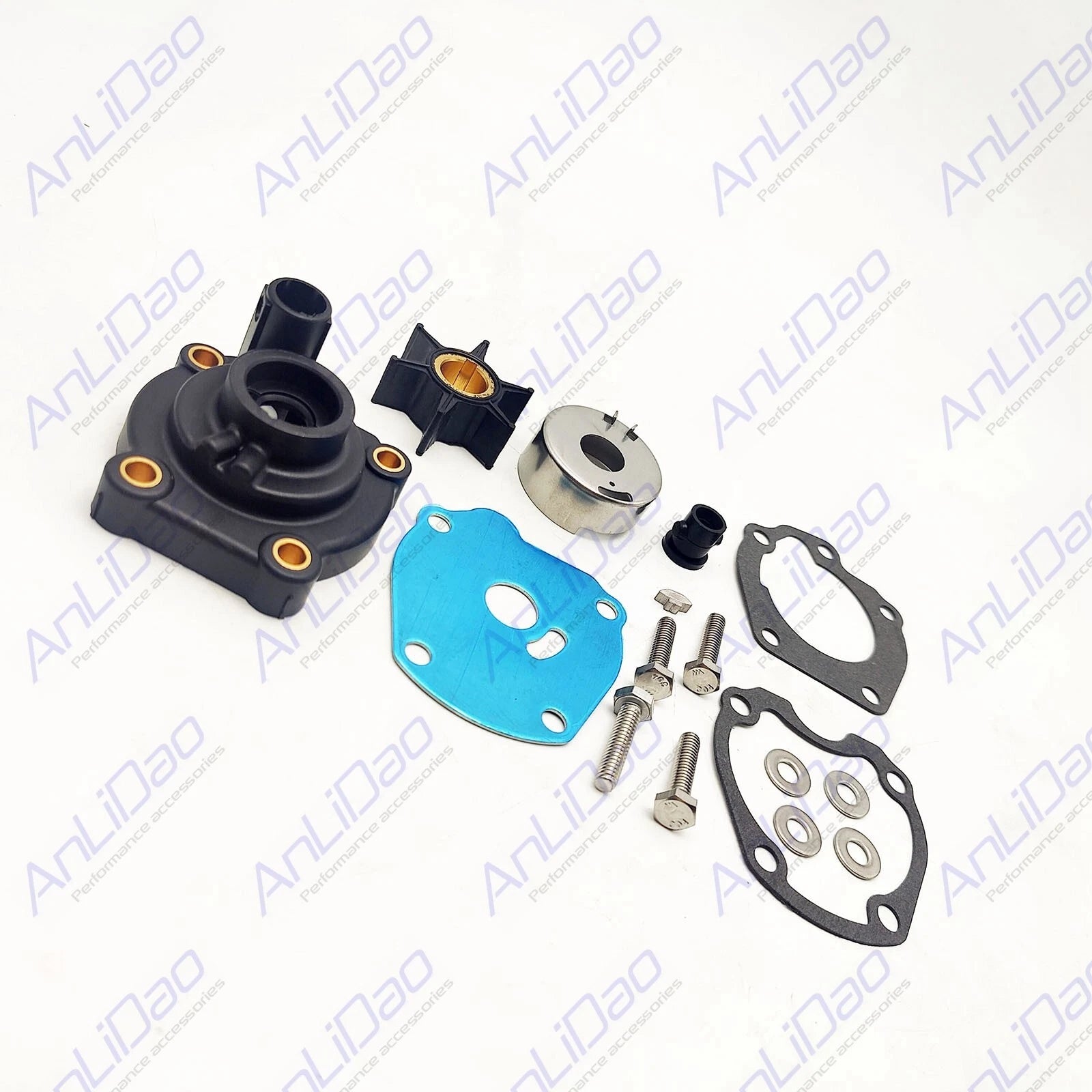 Water Pump & Impeller Kit for Johnson Evinrude OMC (389980, 323311)