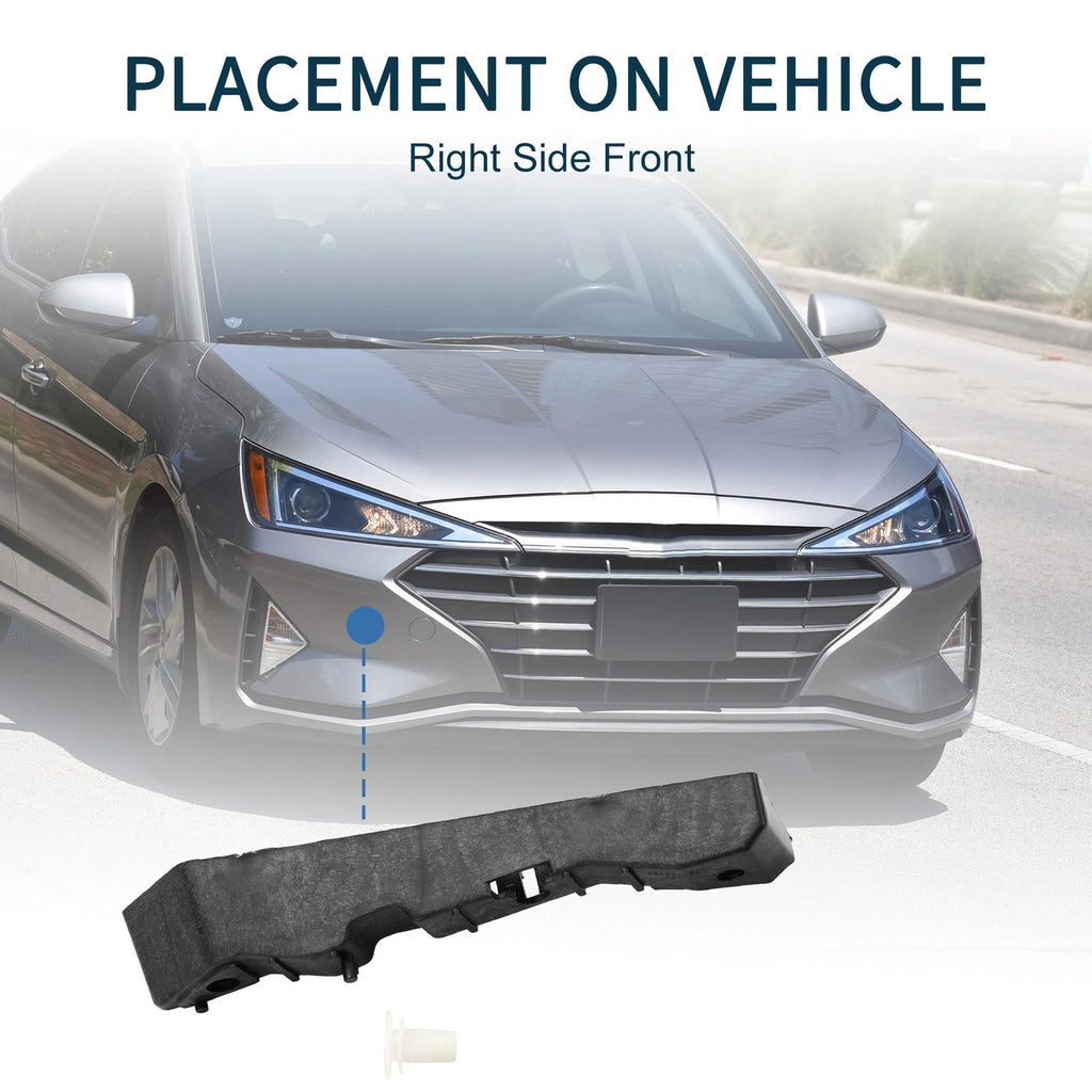 1pc Right Front Bumper Retainer Bracket No. 865921E000 for Hyundai Accent (2006–2011)
