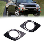 Front Bumper Fog Light Covers for 09-13 Toyota RAV4 (2009-2013)