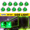 10X Stainless Steel Rings for Van EXV (LED Green Lights, Dual Mode, 12V)