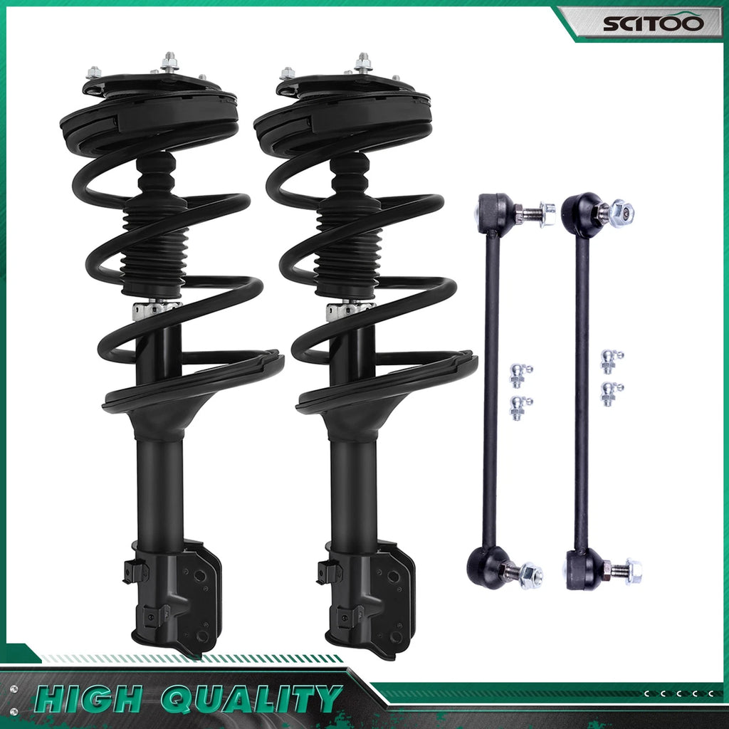 Set of 4 Front Struts & Spring + Sway Bar Kit for Kia Sedona (2006–2014)