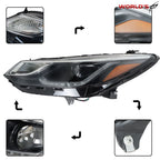 Headlight for Chevy Cruze (2016–2018) Projector Halogen with LED DRL Left