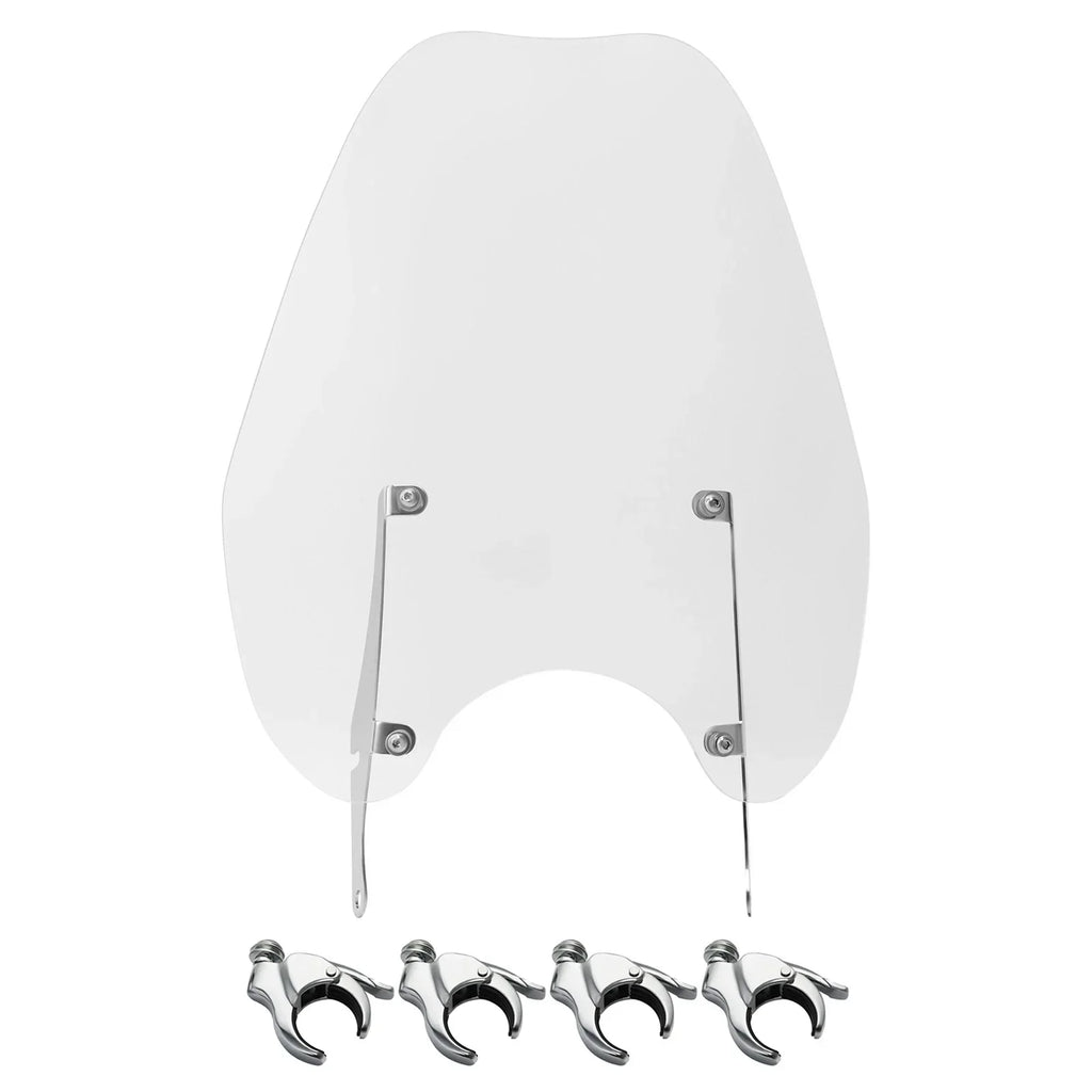 49mm Windshield Bracket Clamps for Harley Street Bob, Low Rider (2014-2025)