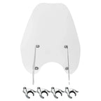 49mm Windshield Bracket Clamps for Harley Street Bob, Low Rider (2014-2025)