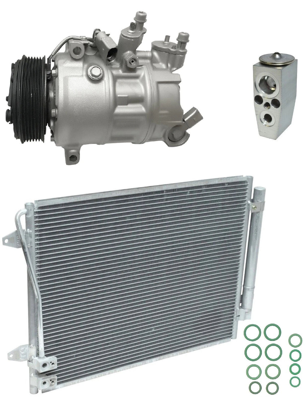 AC Compressor Kit With Condenser Replacement for Volkswagen Passat (2018–2018)
