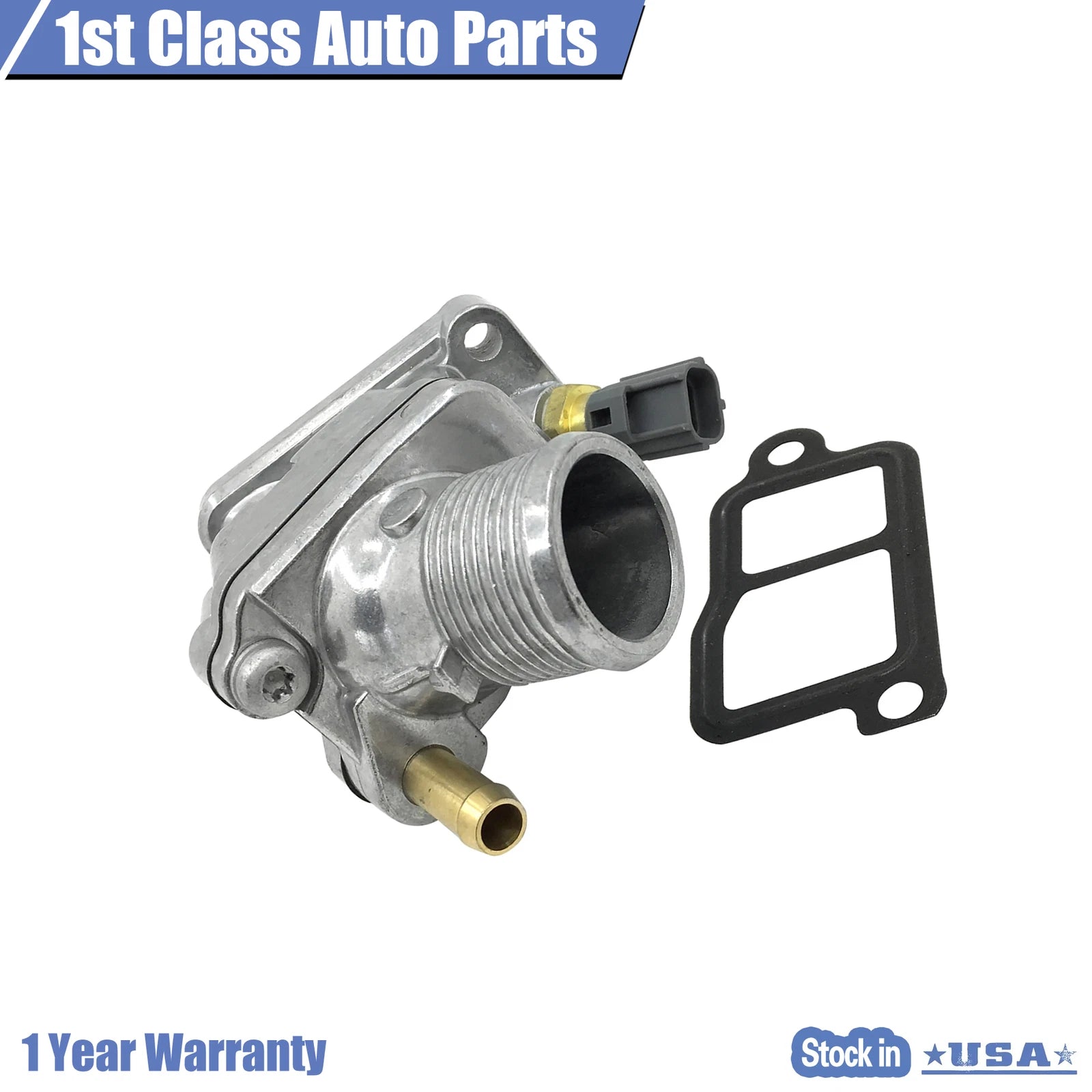Engine Thermostat, Sensor, Gasket for Volvo S60 S80 V70 XC90 (2005–2009)
