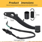 Rear Brake Foot Pedal Lever & Switch for Honda CBR250R CBR300R CB300F (2011–2013)