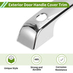 Exterior Door Handle Cover Trim for Ford Bronco (2021–2025) Electroplated Silver