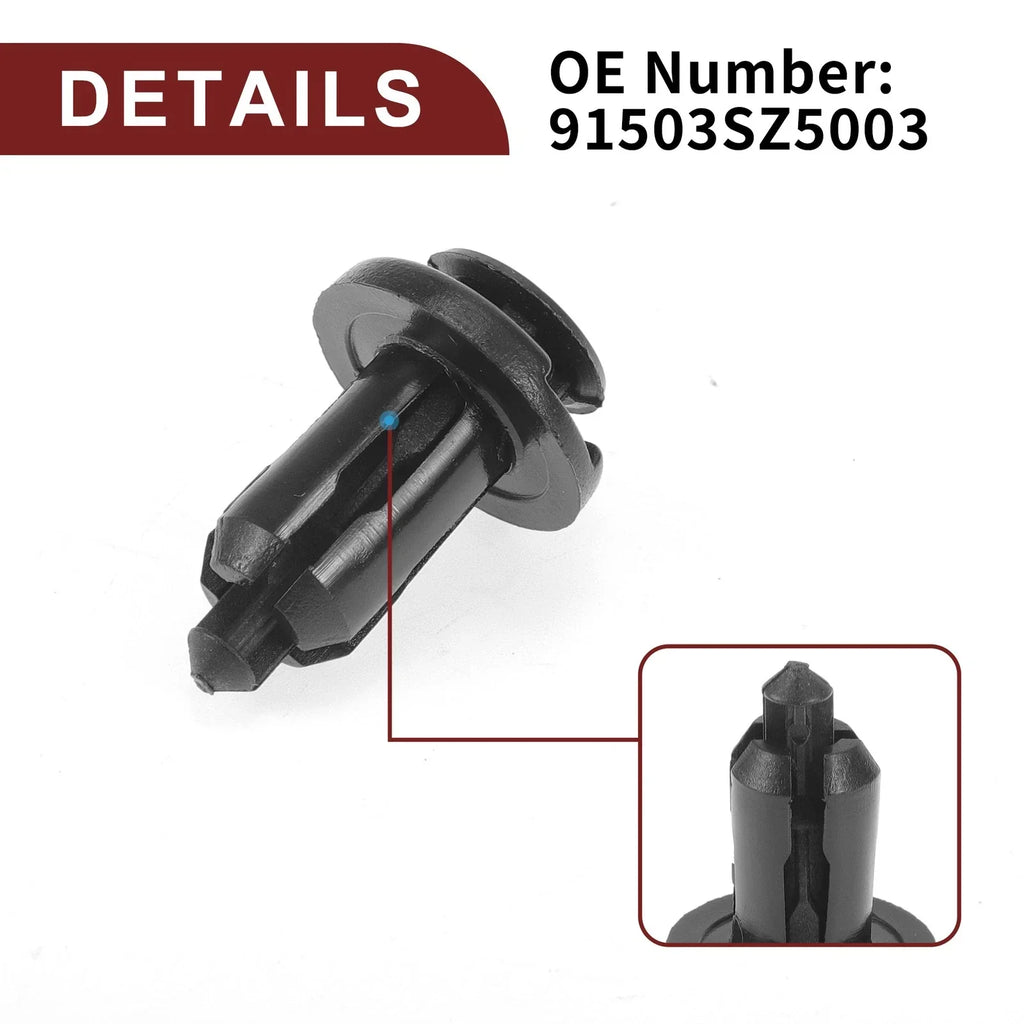 Front Fender Skirt Clips 50 x for Honda Pilot 2003-2015, Accord 1997-2007