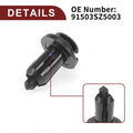 Front Fender Skirt Clips 50 x for Honda Pilot 2003-2015, Accord 1997-2007