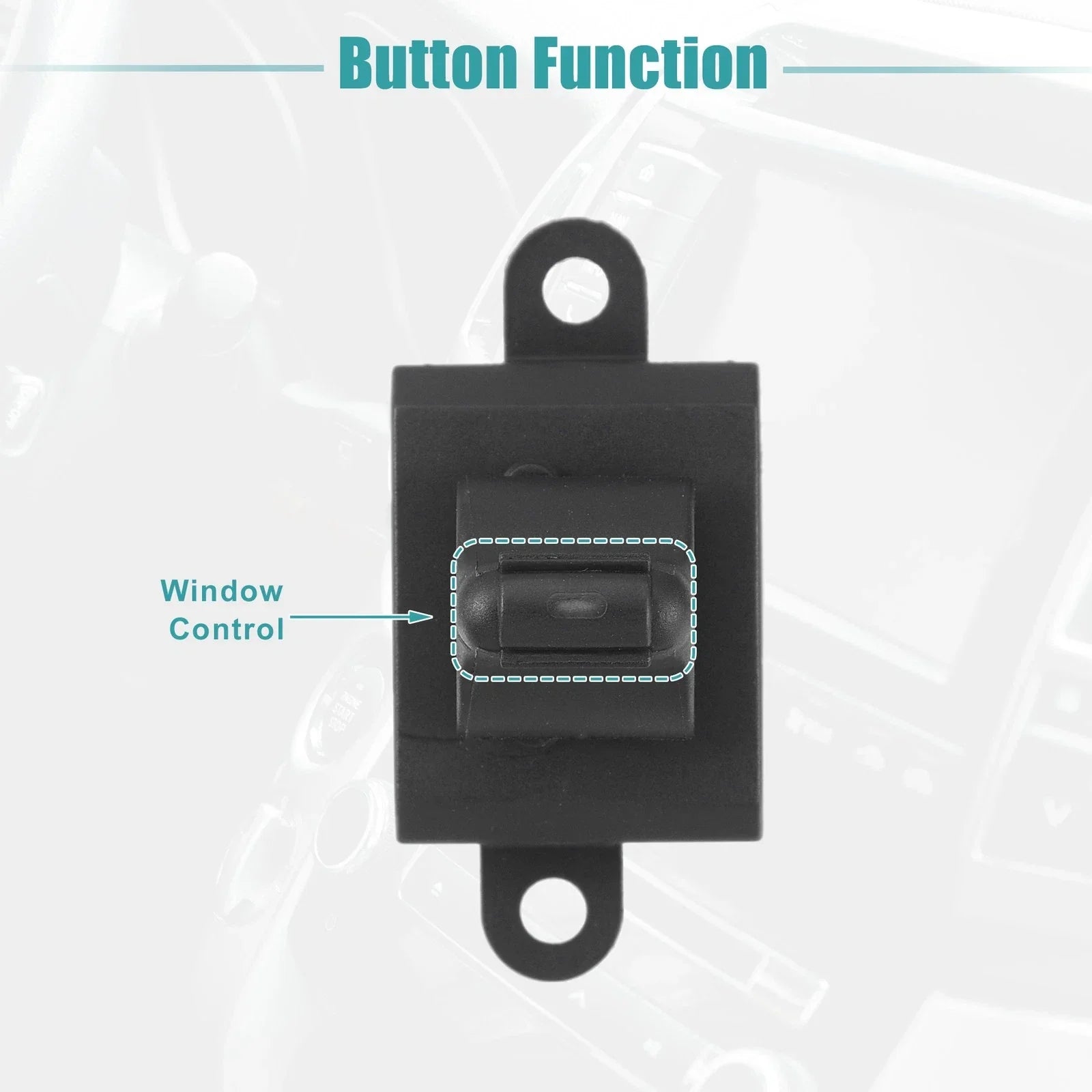 Rear Right Master Power Window Switch for Dodge Viper (2001)