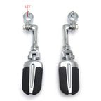 Chrome Slipstream 4.5" Long Footpegs 1-1/4" for Yamaha Road Star Warrior (2002–2009)