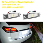 Full LED License Plate Light for Toyota Highlander Scion xB