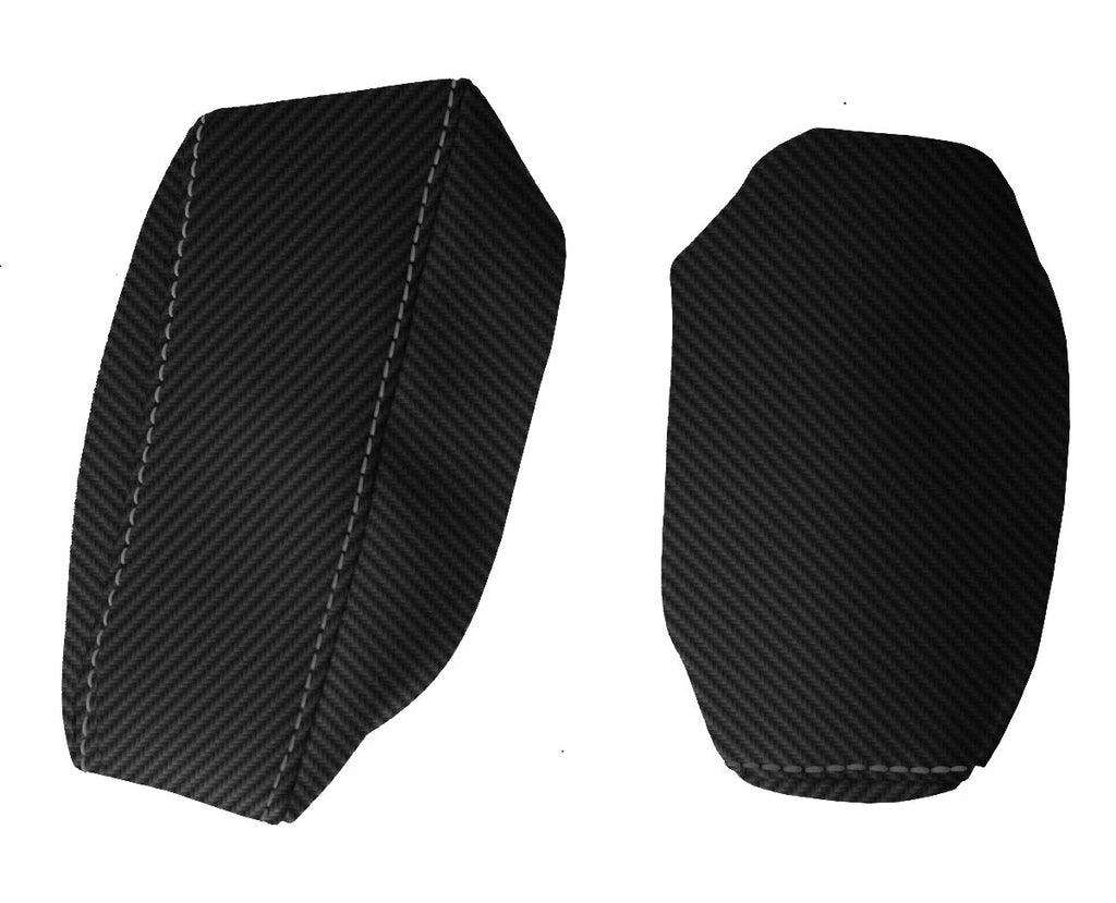Carbon Fiber Console Lid Armrest Cover for BMW E60 (2003–2010)