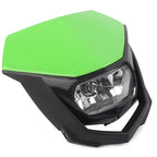 1 Pcs Green Headlight Fairing for Supermoto Dirt Bike (Universal)