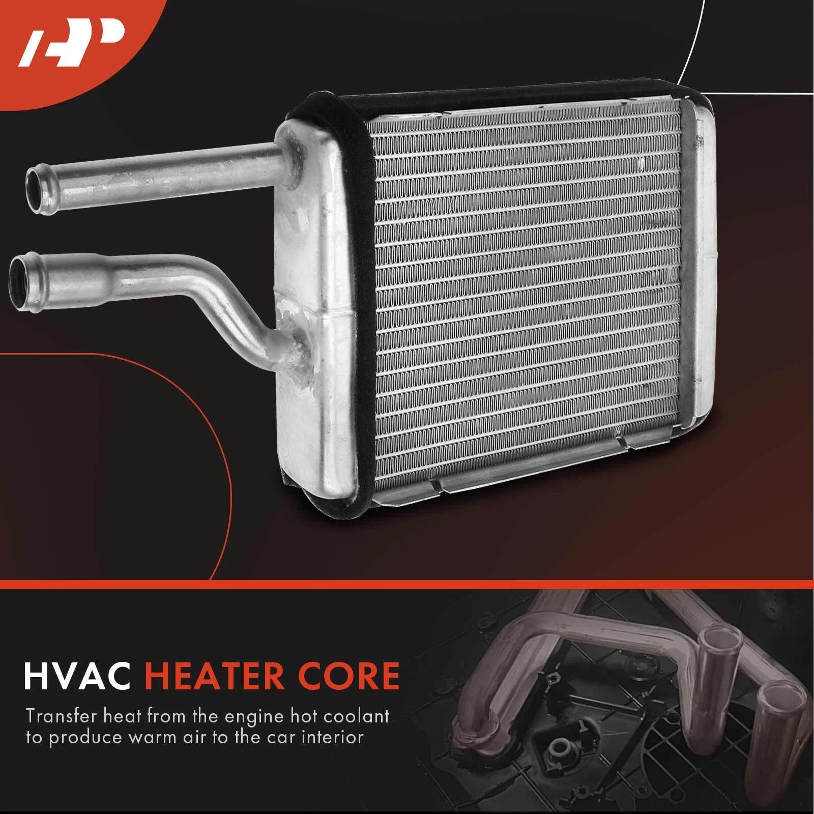 Heater Core for Ford Thunderbird Lincoln Continental Mercury Capri