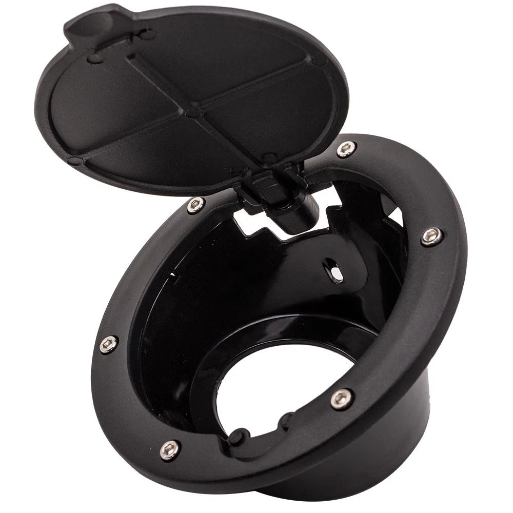 Aluminum Gas Cap Fuel Filler Door Cover for Jeep Wrangler (2007–2017) JK JKU