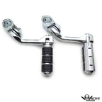 Chrome 5" Long Foot Peg Kit for Honda VLX600 DLX600 Shadow (1996–2007)