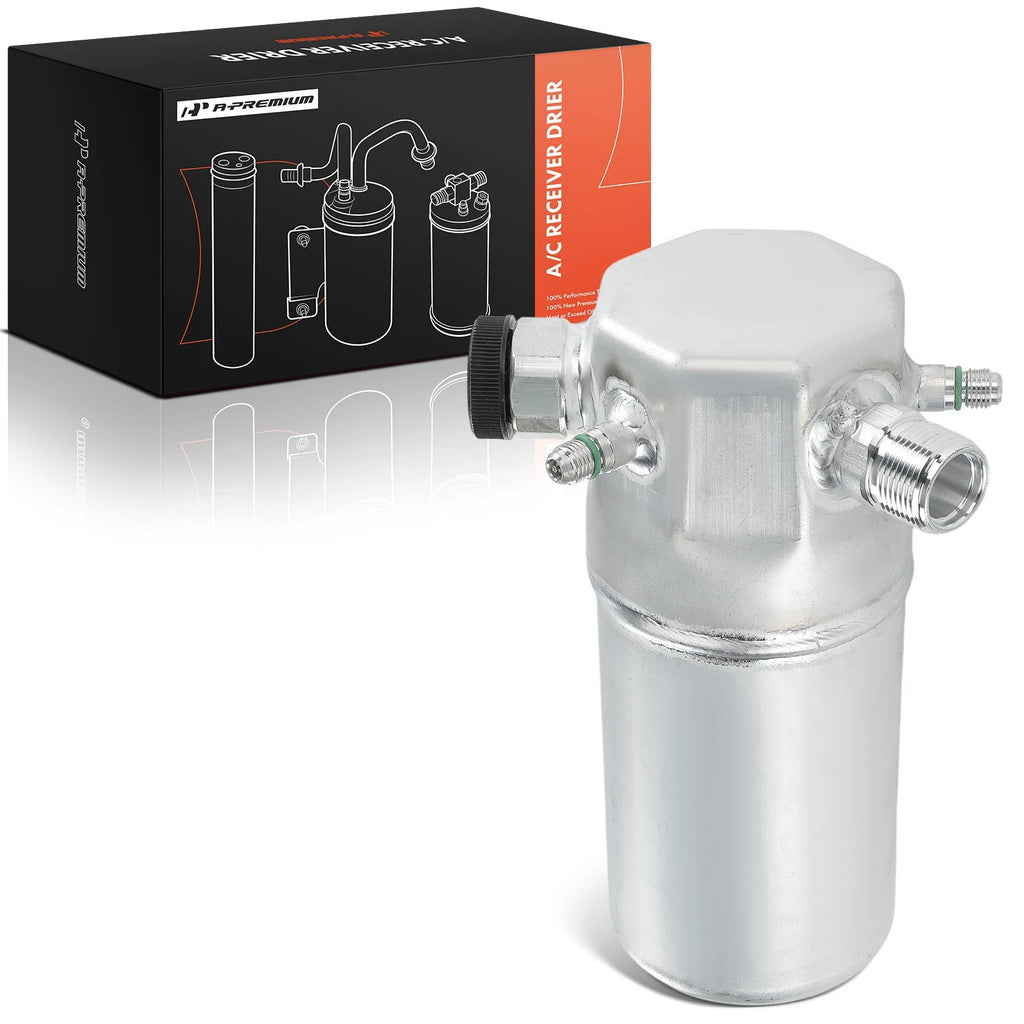 Aluminum AC Receiver Drier for Pontiac Fiero (1985–1988)