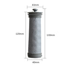 H13 Replacement Cartridge Filter for Vacuum (Washable, High Efficiency)