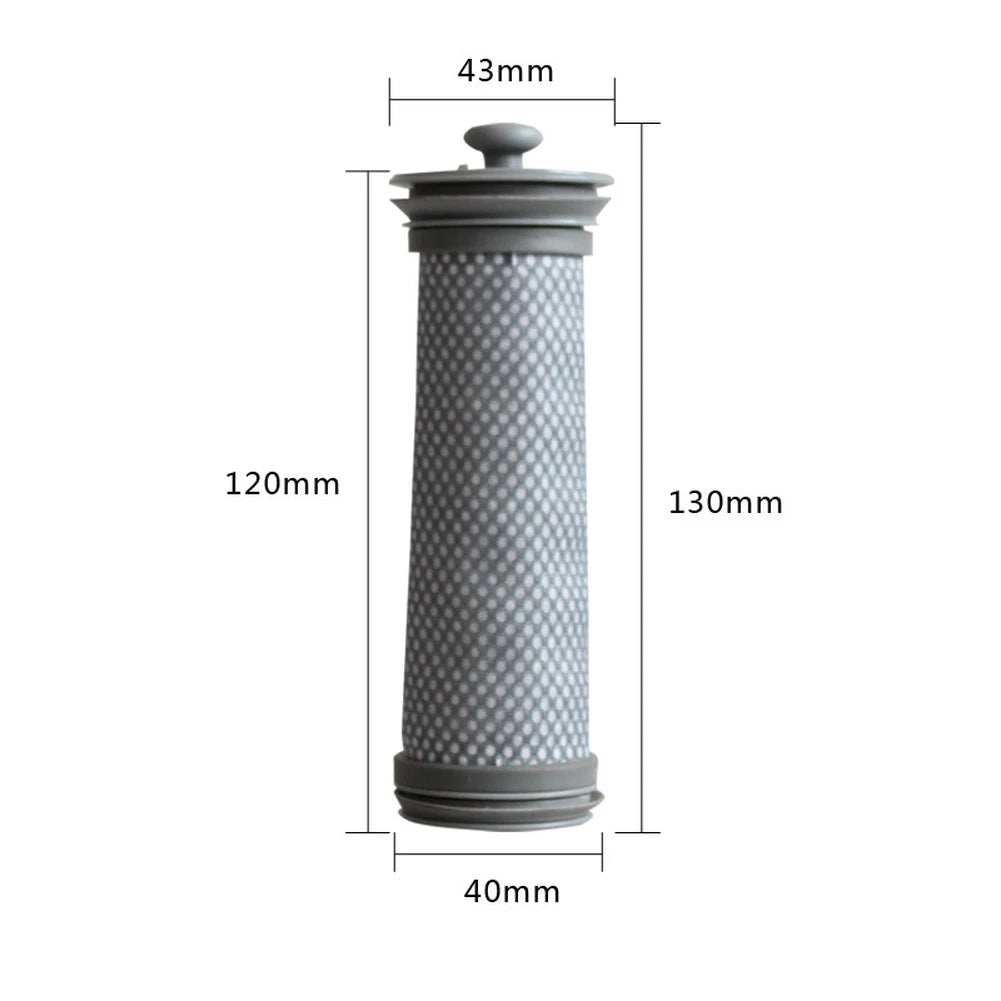 H13 Replacement Cartridge Filter for Vacuum (Washable, High Efficiency)