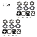 Set of 2 Carburetor Gasket Diaphragm Kit for Tecumseh TC200 TC300 (N/A)