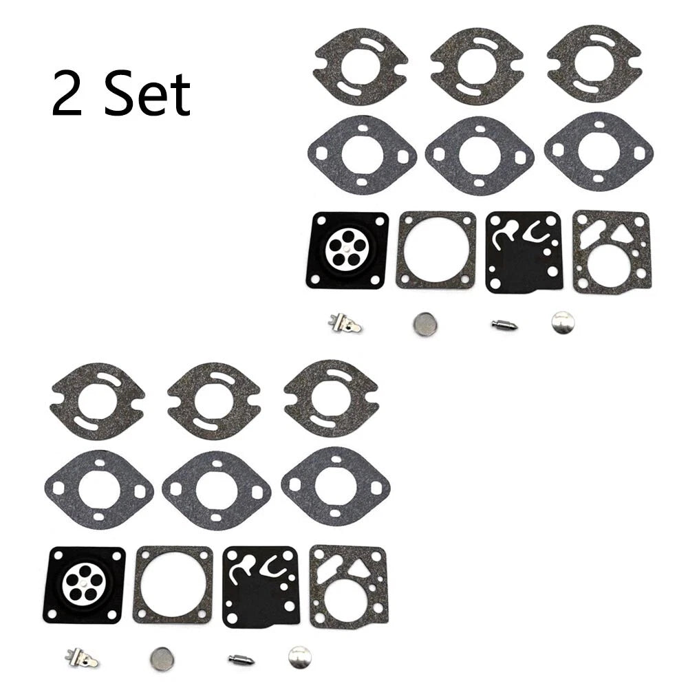 Set of 2 Carburetor Gasket Diaphragm Kit for Tecumseh TC200 TC300 (N/A)