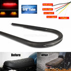 LED Rear Seat Hoop for Cafe Racer CB450 CL100 SR400 XS650 GS750 Z650
