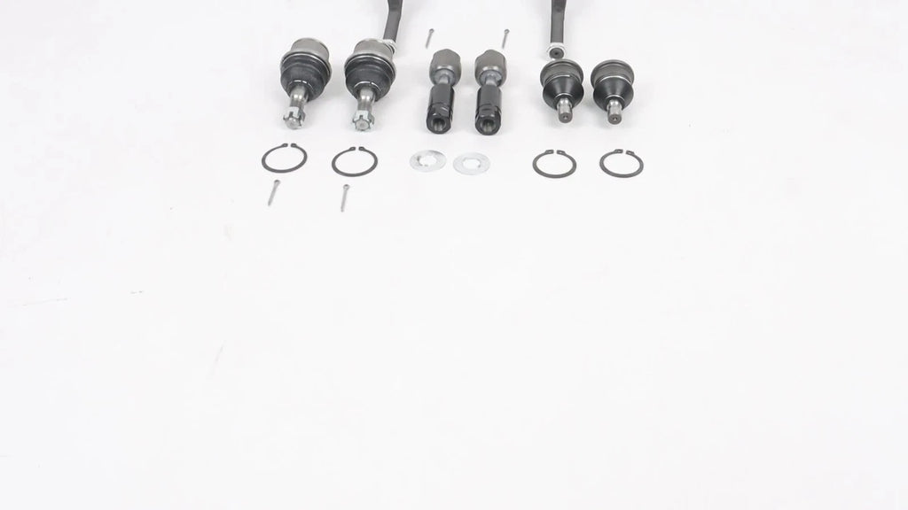 Set of 8 Tie Rods & Ball Joints for GMC Envoy (2002-2007)