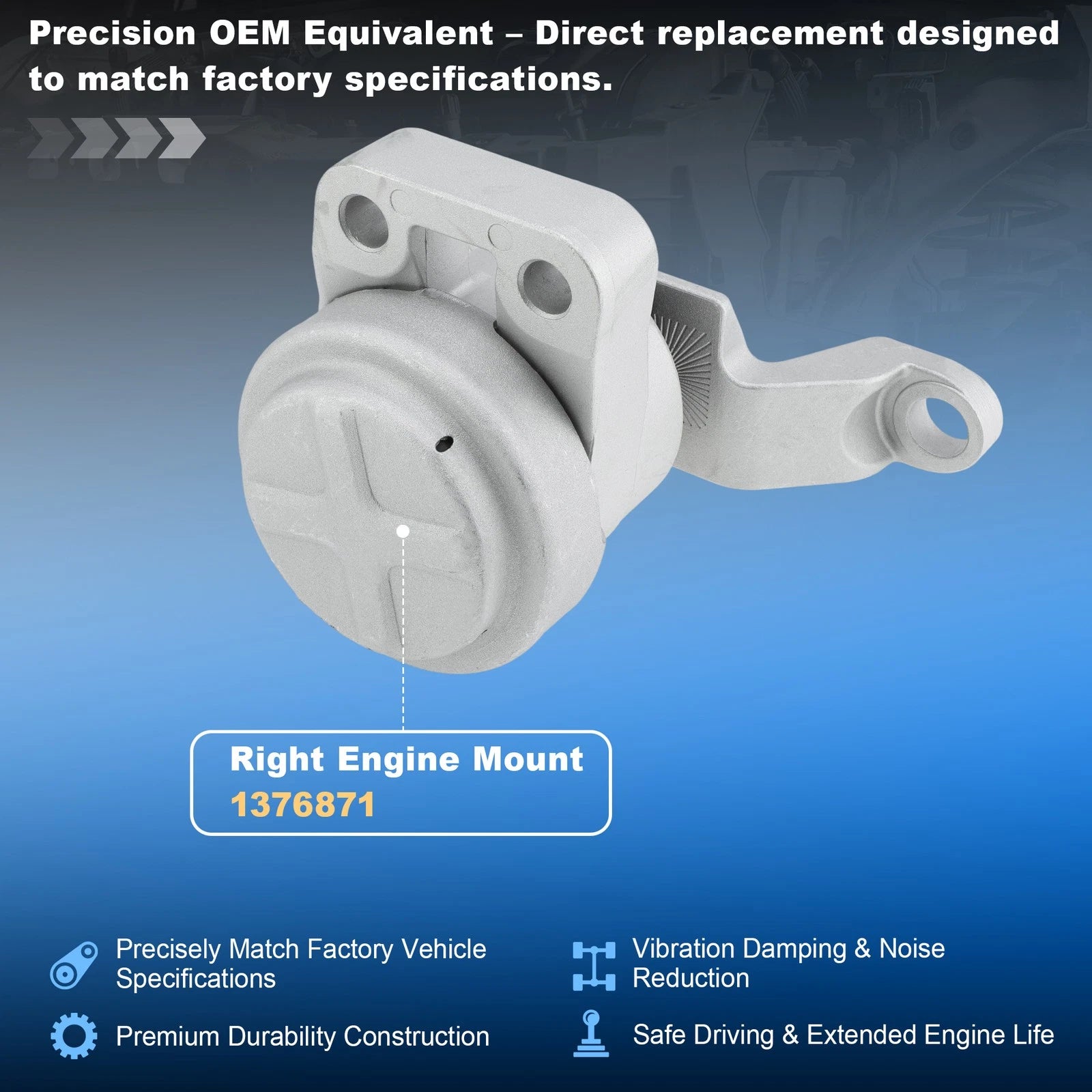 Right Engine Mount for Volvo S80 V70 MK3 (2007–2015) & Ford Galaxy MK2 (2007–2015)