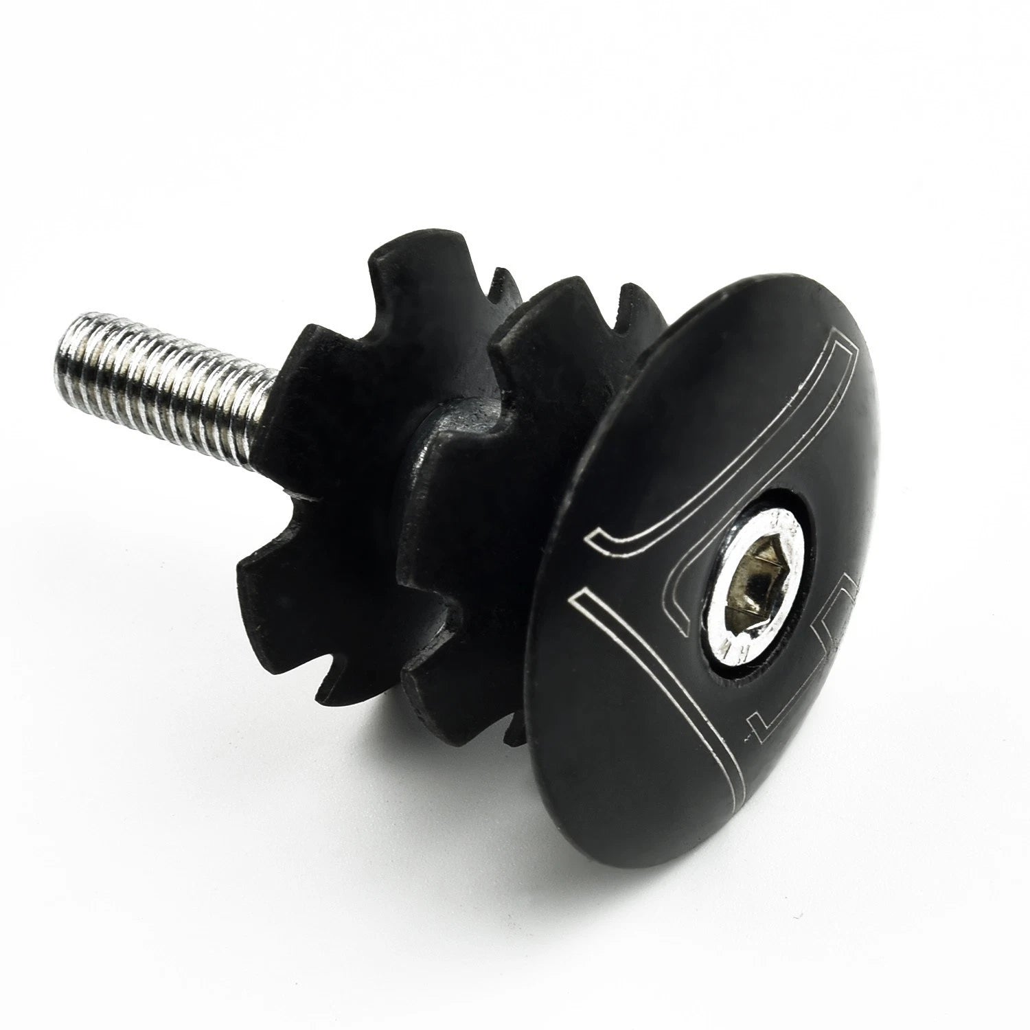 Set of 2 Headset Star Nut & Top Cap for 1-1/8" 28.6mm Bike Fork
