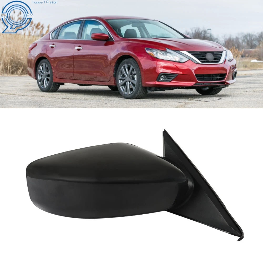 Right Passenger Side Mirror for Nissan Altima (2013–2018) Paintable 3PIN