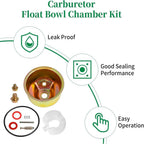 Cylinder Head Carburetor Float Bowl Chamber Set for Honda