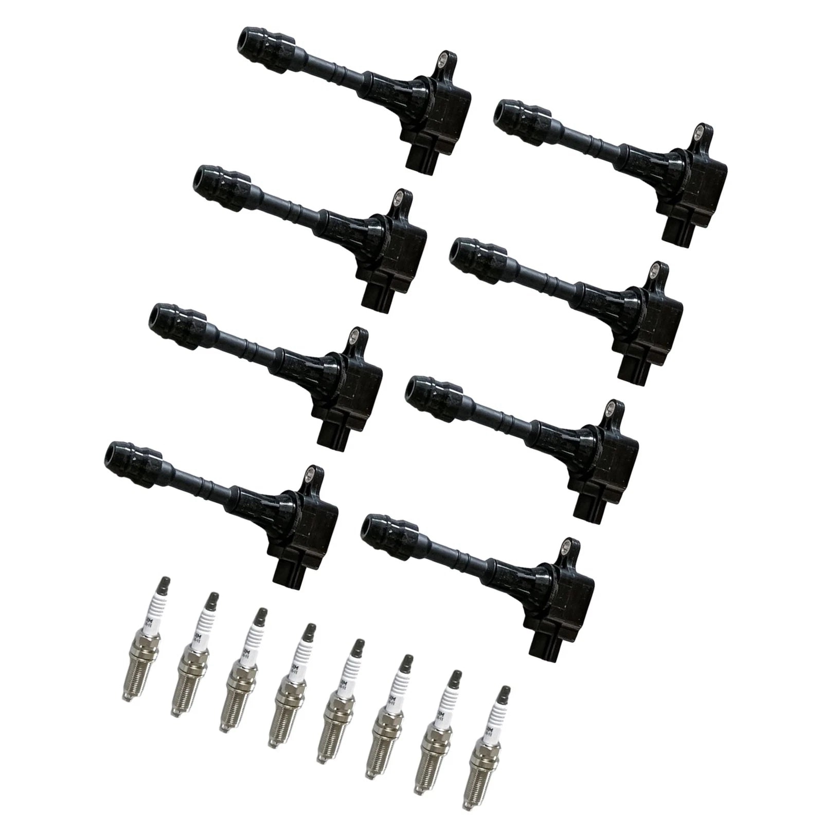 Set of 8 Ignition Coils & Iridium Spark Plugs for Nissan Armada TITAN (2004–2023)
