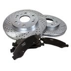 Set of 2 Brake Disc and Pad Kits for Toyota Sequoia
